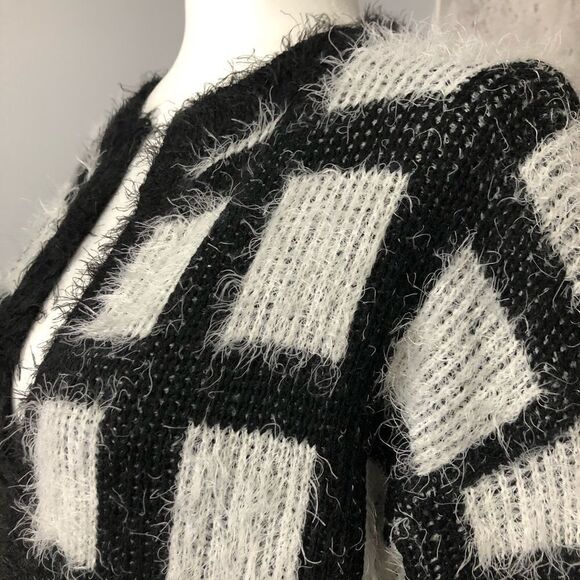 🆕 Vero Moda in Blue Comfy Fuzzy Open Cardigan - Picture 4 of 7